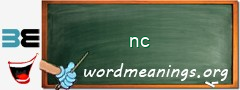 WordMeaning blackboard for nc